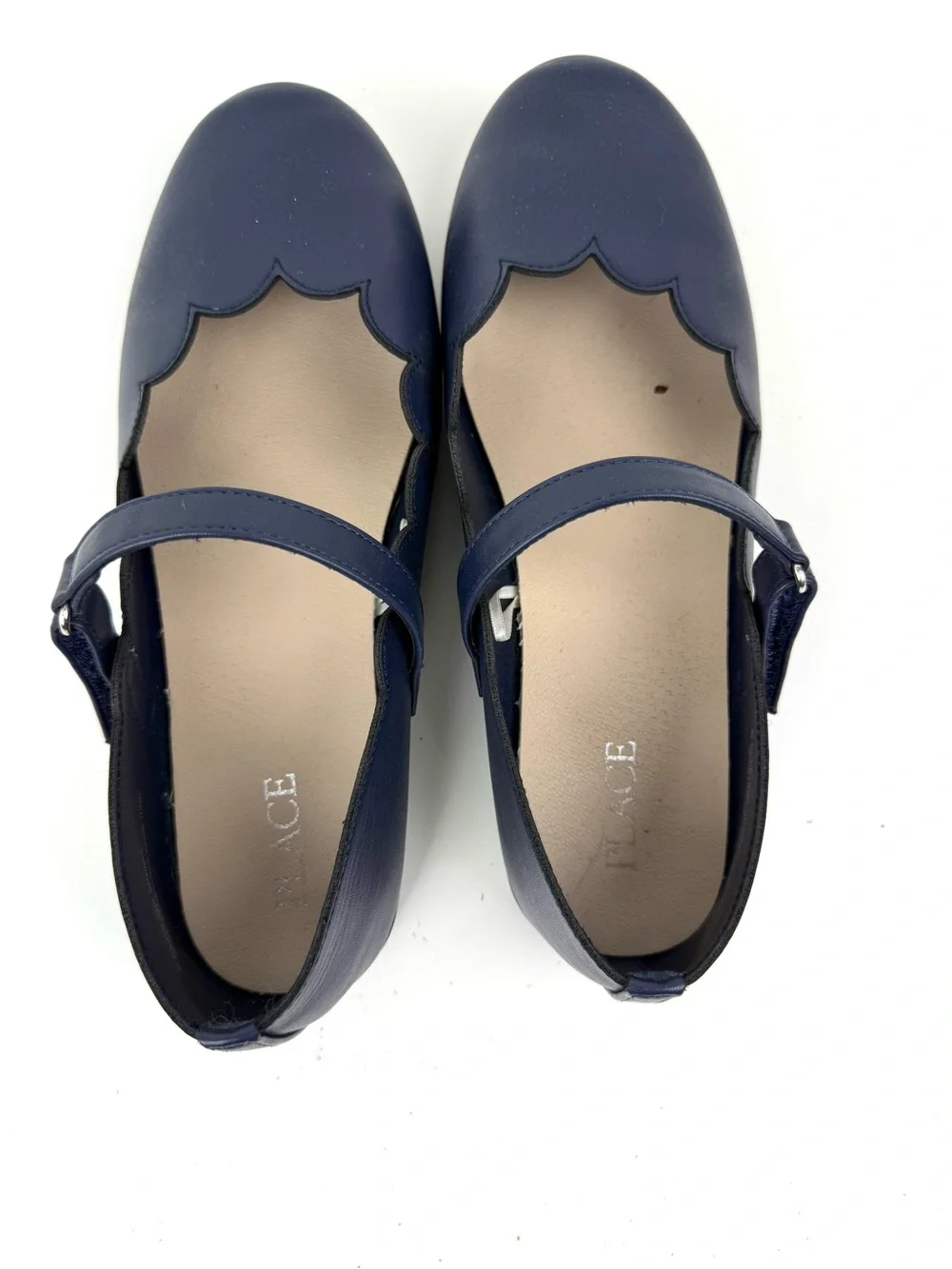 The Children's Place Comfort Flex Navy Blue Mary Jane Dress Shoes